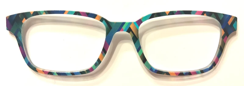 PAIR Finley Topper; deep toned diagonal stripes