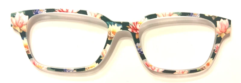 PAIR Finley Topper; lotus flowers