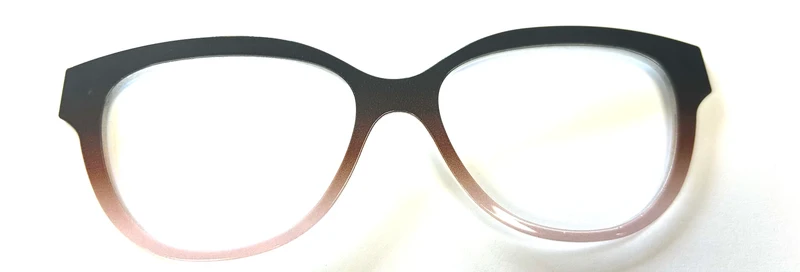 PAIR Quinn Topper; brown to pale pink gradient
