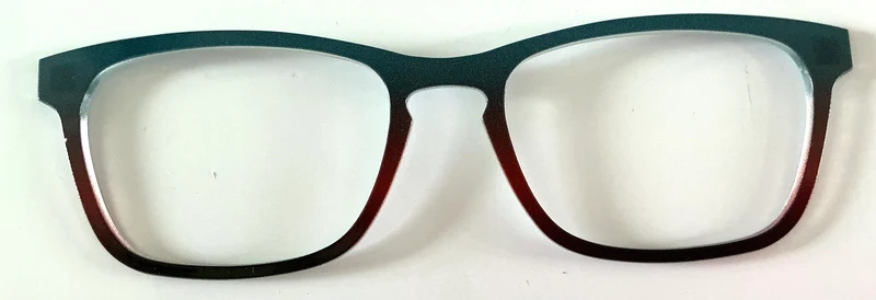 PAIR Casper Topper; teal to espresso gradient