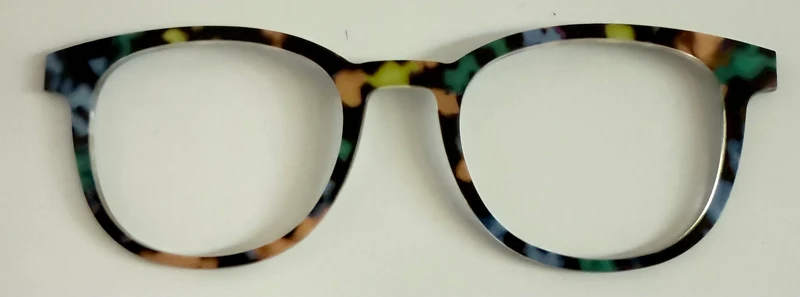 PAIR Reese Topper; vibrant tortoise