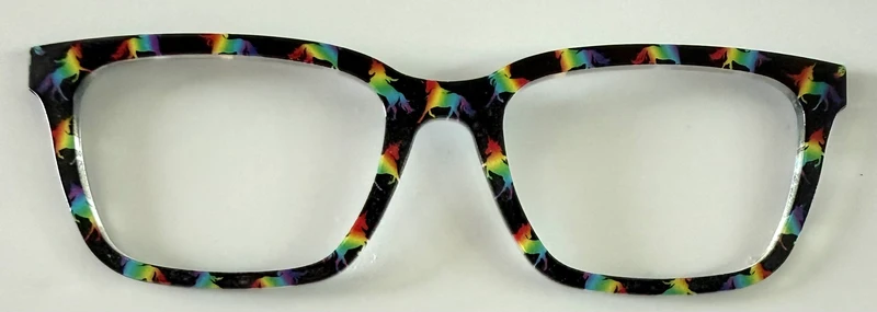 PAIR Larkin Topper; rainbow unicorns