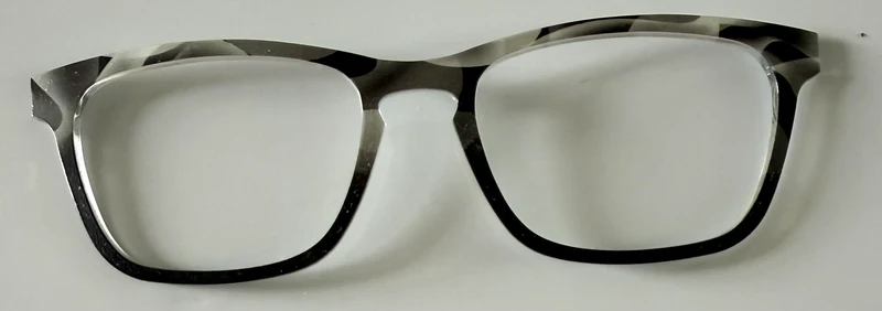 PAIR Casper Topper; black fade with gray swirls