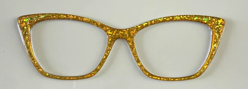 Wanda Topper; Framefetti; gold glitter