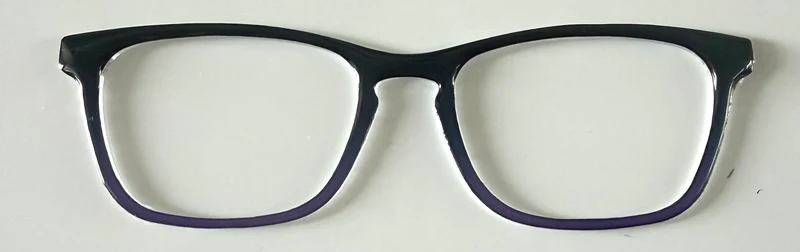 Casper Topper; black to blue gradient with oops