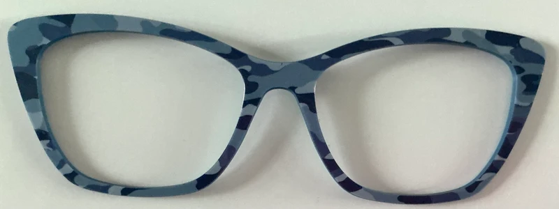 PAIR Wanda Topper; blue camo
