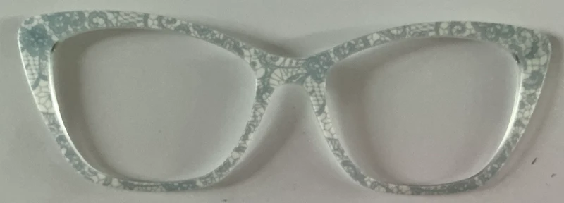 PAIR Wanda Topper; gray lace design
