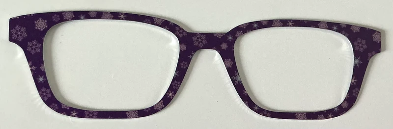 Finley Topper; metal; dark purple flowers