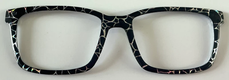 Kirby Topper; black crackle