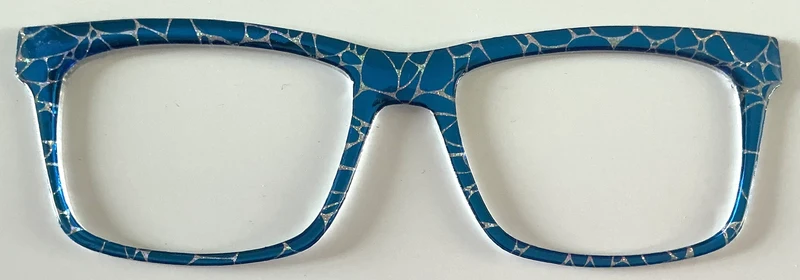 Kirby Topper; blue crackle