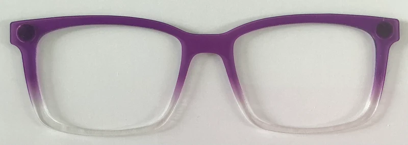 Kirby Topper; Myni Made; purple to clear gradient