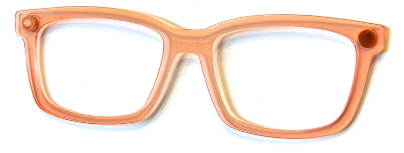 Kirby Topper; semi-translucent; apricot