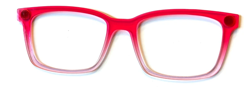 Kirby Topper; semi-translucent; bright pink gradient
