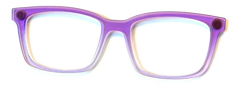 Kirby Topper; semi-translucent; purple gradient