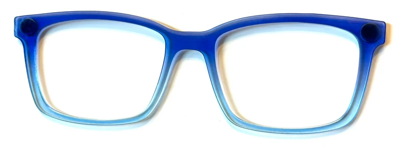 Kirby Topper; semi-translucent; blue gradient