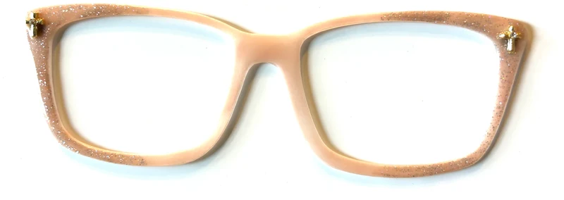 Kirby Topper; apricot with crosses in the corners