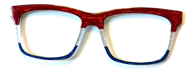 Kirby Topper; hybrid; red, white. And blue stripe shine