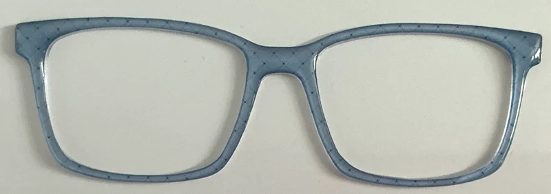 Kirby Topper; blue diamond pattern