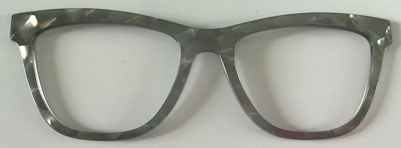 PAIR Premium Harper Topper; silver fractals