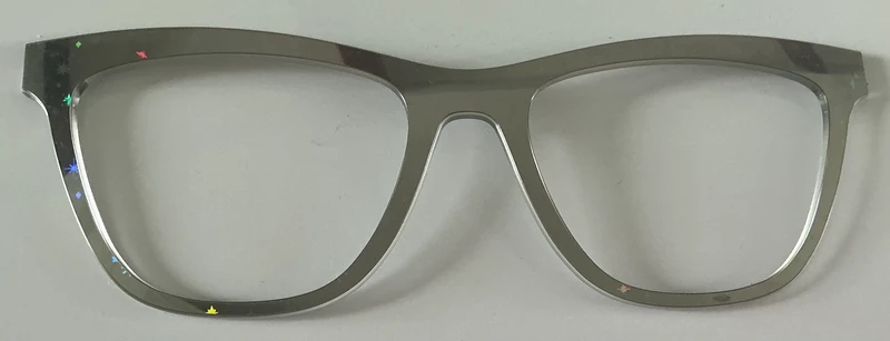 PAIR Premium Harper Topper; silver starbursts