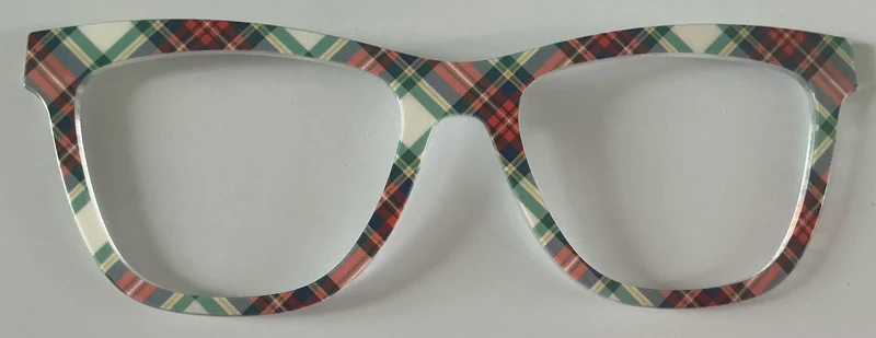 PAIR Harper Topper; Christmas Plaid