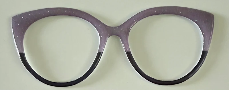 Zuri Topper; Shan’s Toppers and Pre-Cuts; purple glitter/black fade