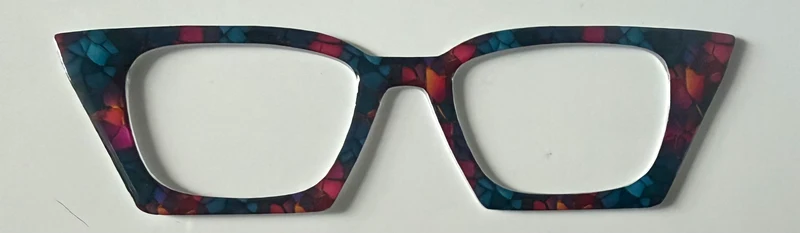 NEW Finley Topper; Framefetti; hybrid; teal/orange/deep pink