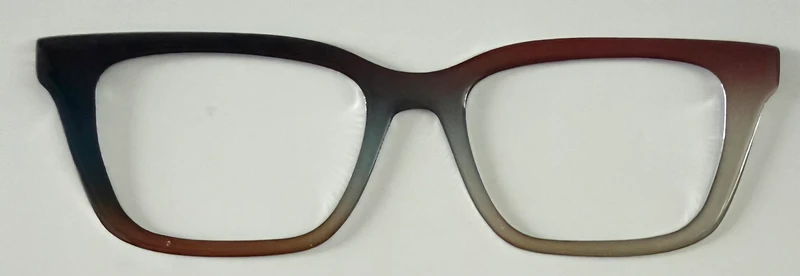 Larkin Topper; black/plum/gold diagonal gradient