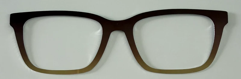 Larkin Topper; black to brown gradient