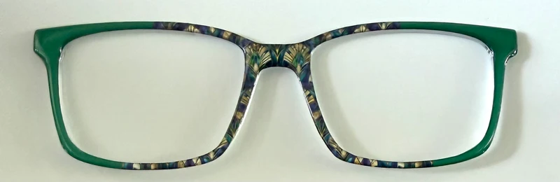 NEW Kirby Topper; Framefetti; green pattern vertical split