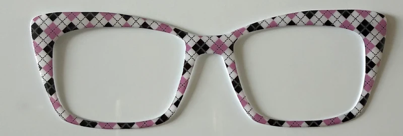 Kirby Topper; hybrid; pink/black/white argyle 2