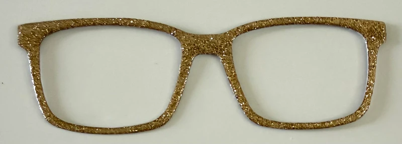 Kirby Topper; gold glitter