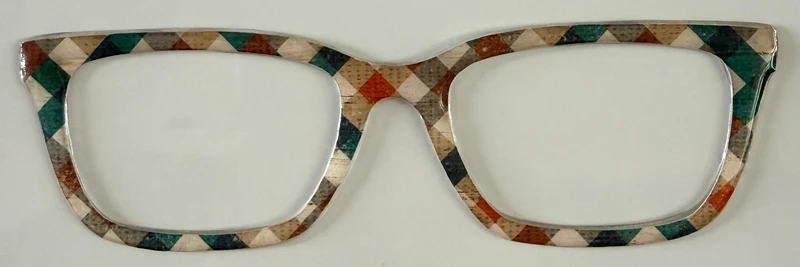 Larkin Topper; deep toned checkered