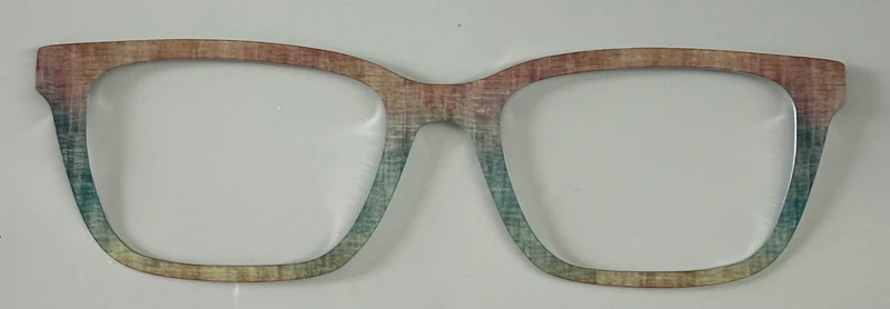 Larkin Topper; metal; textured tan and green