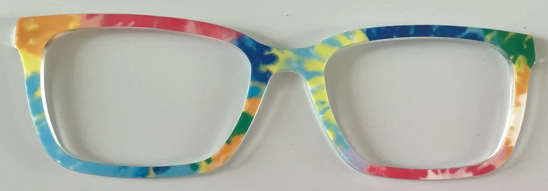 PAIR Larkin Topper; rainbow tie dye