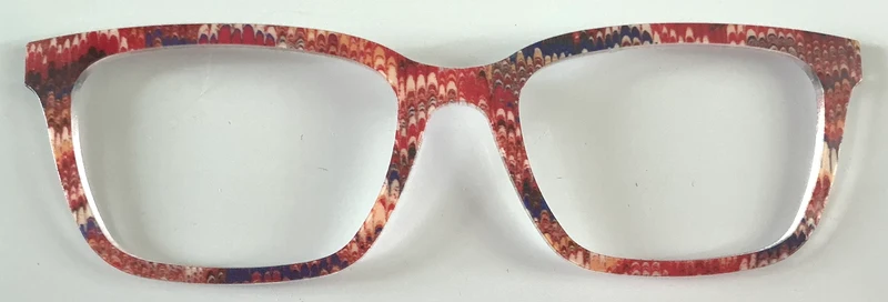 PAIR Larkin Topper; red/blue/cream design