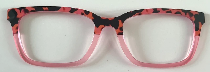 PAIR Larkin Topper; punch tortoise crystal gradient split