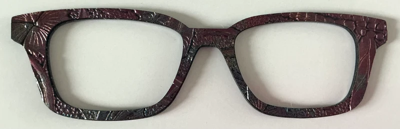 Finley Topper; Laser Nonna; plum textured