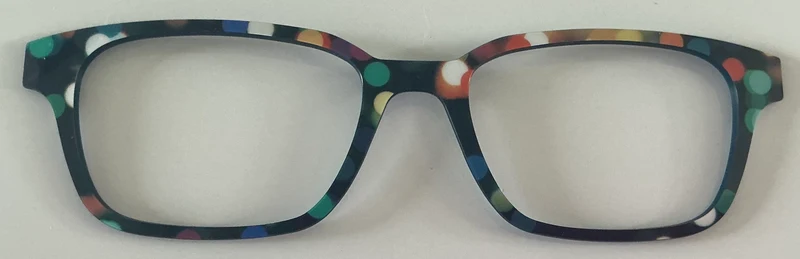 PAIR Finley Topper; bokeh dots