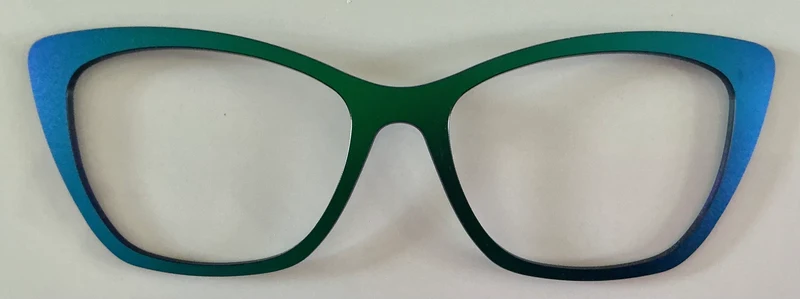 PAIR Premium Wanda Topper; The Peacock Ombré