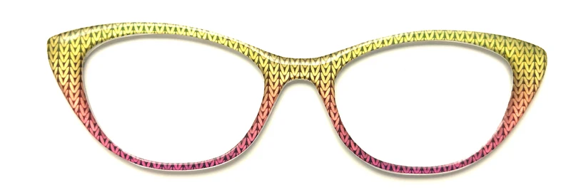 NEW Ella Topper; Framefetti; yellow and orange sweater gradient