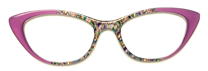 NEW Ella Topper; Framefetti; misc design/purple vertical split
