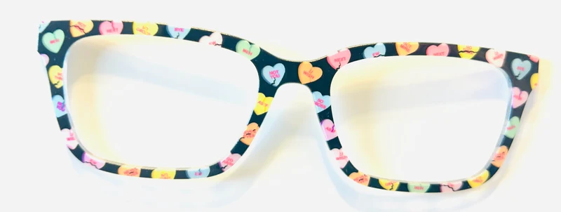 PAIR Larkin Topper; broken conversation hearts