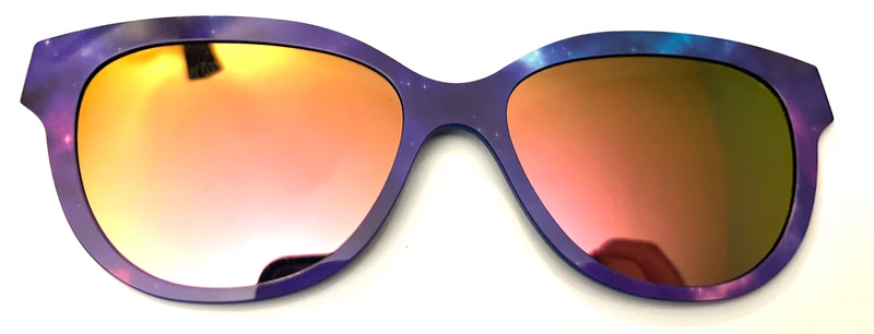 PAIR Quinn Topper; Polarized Galaxy Sun Topper