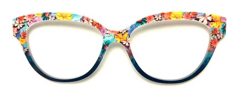 PAIR Quinn Topper; multicolored butterfly to black fade