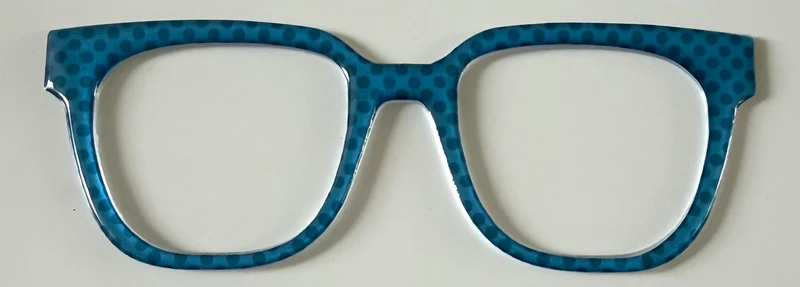 NEW Murphy Topper; Framefetti; blue polka dot