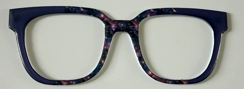 NEW Murphy Topper; Framefetti; shooting stars vertical split