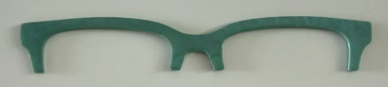 Larkin Brow Topper; sage green