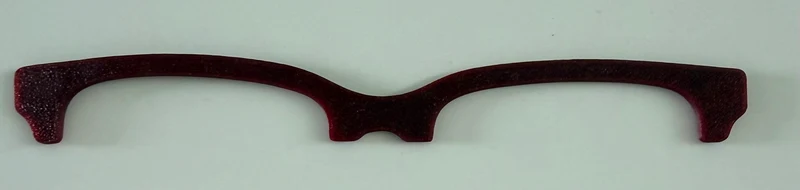 Larkin Brow Topper; wine red