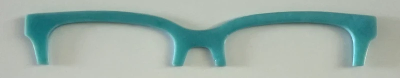 Larkin Brow Topper; aqua